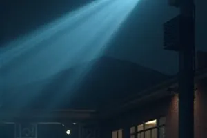 《玻璃温室》午后阳光穿过玻璃温室落在课桌上